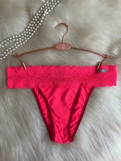 0141 Calcinha microfibra tanga tradicional - Lelefe Moda Intima