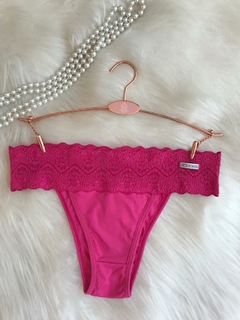 0141 Calcinha microfibra tanga tradicional - Lelefe Moda Intima