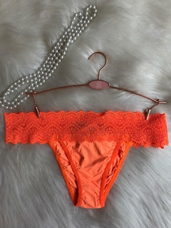 0141 Calcinha microfibra tanga tradicional - Lelefe Moda Intima