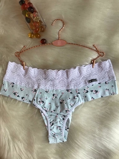 0142 Calcinha fio algodão pala larga - comprar online