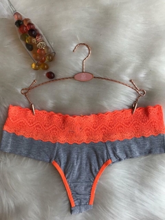 0142 Calcinha fio algodão pala larga - Greice Pinheiro Lingerie