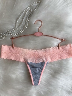 0142 Calcinha fio algodão tradicional - Greice Pinheiro Lingerie