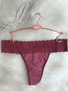 0142 Calcinha fio algodão tradicional - Greice Pinheiro Lingerie