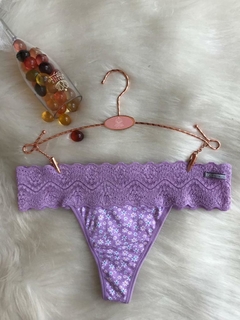 0142 Calcinha fio algodão tradicional - Greice Pinheiro Lingerie