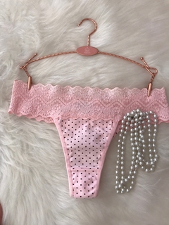 0142 Calcinha fio algodão tradicional - Greice Pinheiro Lingerie