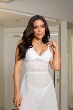0385 Camisola Bianca tule - comprar online