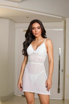 0385 Camisola Bianca tule