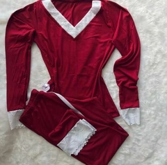 045 Pijama manga longa