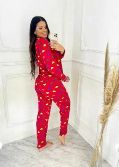 0326 Pijama americano suede - comprar online