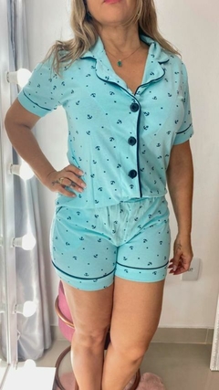 0125 Baby doll estilo americano estampado
