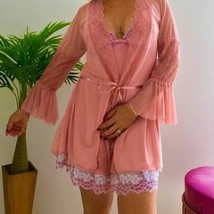 008 Robe de tule e renda - Greice Pinheiro Lingerie