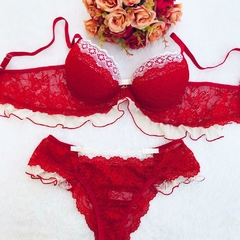 017 Conjunto Babado na internet
