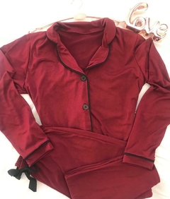 0326 Pijama americano suede