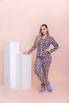 0326 Pijama americano suede