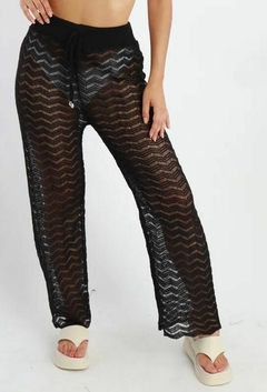 0631 Calça tricot zig zag na internet