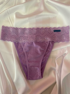 0142 Calcinha tanga algodão tradicional - Greice Pinheiro Lingerie