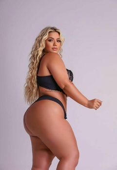 026 Conjunto cropped tule bordado plus size - comprar online