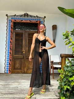 0658 Saída tule fio lurex