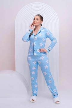 0326 Pijama americano suede