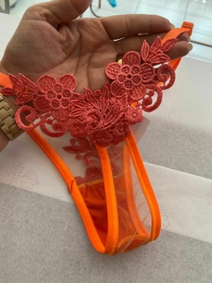 0606 Calcinha Guipir Tule Illusion - Greice Pinheiro Lingerie
