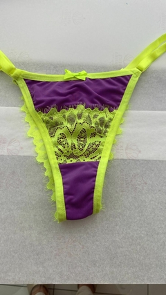 0608 Calcinha Empina Bumbum Renda - Greice Pinheiro Lingerie