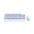 Kit Teclado Gamer Mecânico Switch Blue + Mouse Gamer + Mousepad - Fire Phoenix Bk-03 Cor Branco