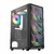 Gabinete Gamer Acegeek Diamond R339, Rainbow, Mid-Tower, Lateral de Vidro, Com 4 Fans, Preto, AG-DIAMOND-R339-BK-I4F - comprar online