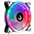 Cooler Fan - Galaxy, Rainbow, 120mm, Preto - RM-FRM-02-RGB - Rise Mode