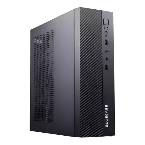 Gabinete Bluecase Slim BG-2000, Mini Tower, com Fonte, Preto - BG-2000BX