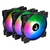 Kit com 3 Ventoinhas Rise Mode X, 120mm, Led ARGB, Preto - RM-XLD-01-ARGB