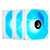 KIT COOLER FAN, 3x120mm, RGB, FROST - RM-CF-02-RGB - RISEMODE na internet