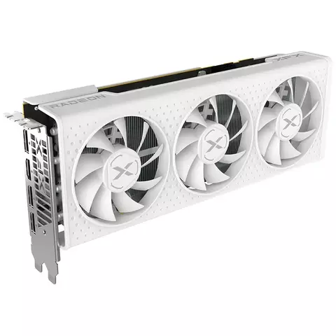 Placa de Vídeo XFX RX 7600 White AMD Edition, 8GB, GDDR6, 128-bit - RX-76PQICKWY - Speedster QICK308 Radeon