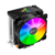 Cooler Tower RGB UNIVERSAL Jonsbo-CR1200 - 3Pin, 6mm Heat Pipe, 90mm, apto para Intel e AMD
