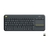 Teclado sem fio Logitech K400 Plus TV com Touchpad Integrado, Conexão USB Unifying e Layout ABNT2 - 920-007125