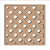 KIT Modulo Divisoria Ambiente Mdf 25x25cm Bogodó 15un