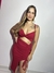 Vestido longo canelado