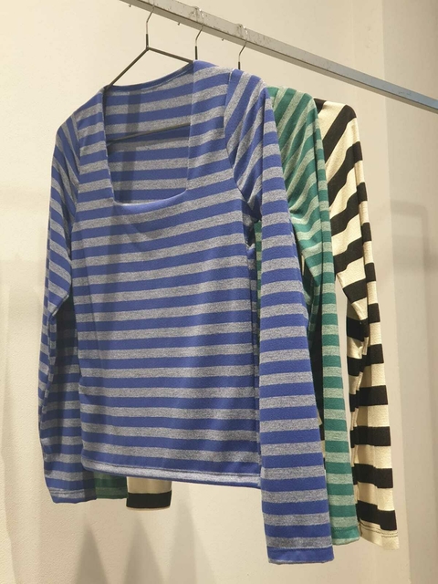 Remera PORTIA (Modal Rayado)