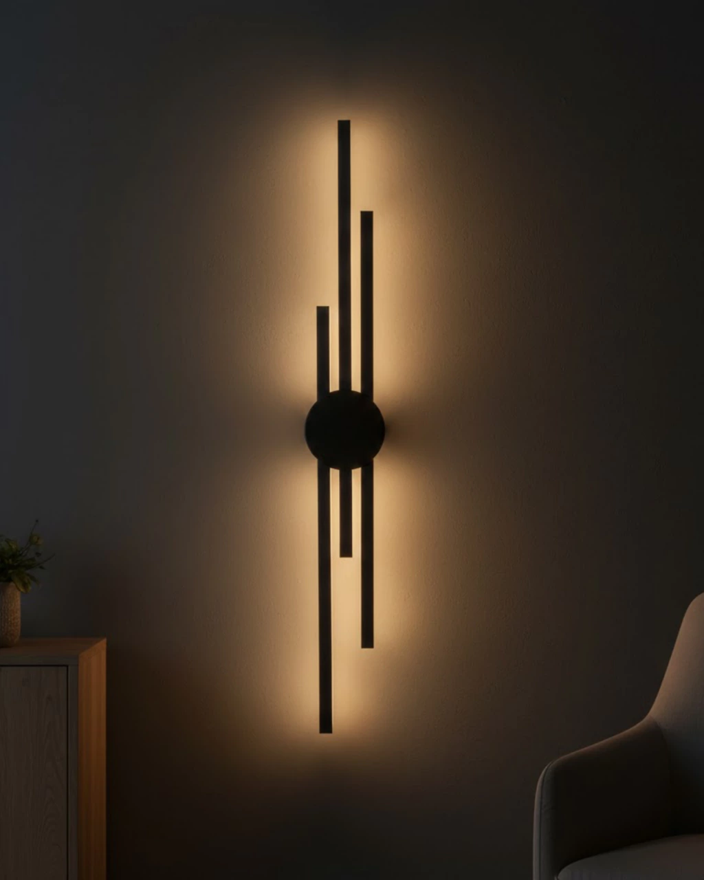 Aplique de Pared PHYLLIS L7932 LED 32W Luz Calida Minimalista y Contemporáneo Markas Iluminación