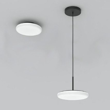 COLGANTE CIRCULAR MAGI NEGRO 35 CMS LED INTEGRADO DE 24W DIMERIZABLE VK