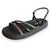 Sandália Flat Feminina Strass Leve Comfortável Moleca