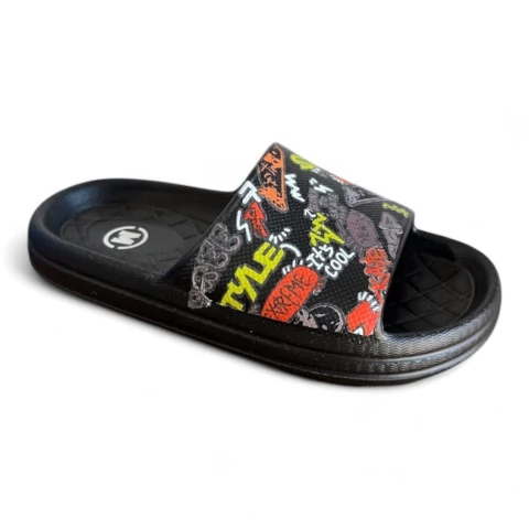 Chinelo Slide Menino Infantil Eva Leve Confortável Molekinho