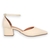 Scarpin Casual Feminino Fivela Salto Bloco Conforto Vizzano