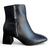 Bota Casual Feminina Cano Curto Zipper Salto Bloco Vizzano