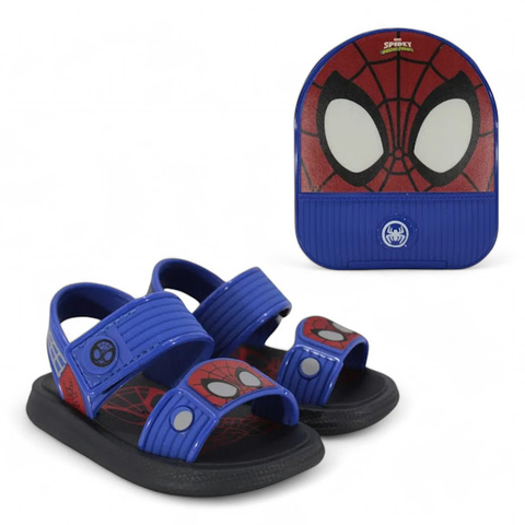 Sandália Grendene Marvel Spidey Friends Baby com Mochila