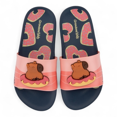 Chinelo Slide Capi Mania Infantil Confortável Grendene Kids
