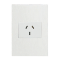 LLAVE.ARMADA.MIG:L718 TOMA 20AMP.BLANCO - MIG - L-718