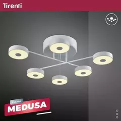 Plafon medusa led 30w luz calida - comprar online