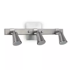 Aplique pared Dublín 3 luces acero - comprar online