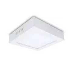 Plafón aplique led cuadrado 12w led luz fria - comprar online