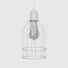 FERRO:C-126 COLGANTE JAULA RECTO 227MM BLANCO T - FERROLUX - C-126B/T